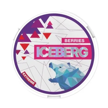 Iceberg Berries 50 mg nicotine pouch can from Small Pouches