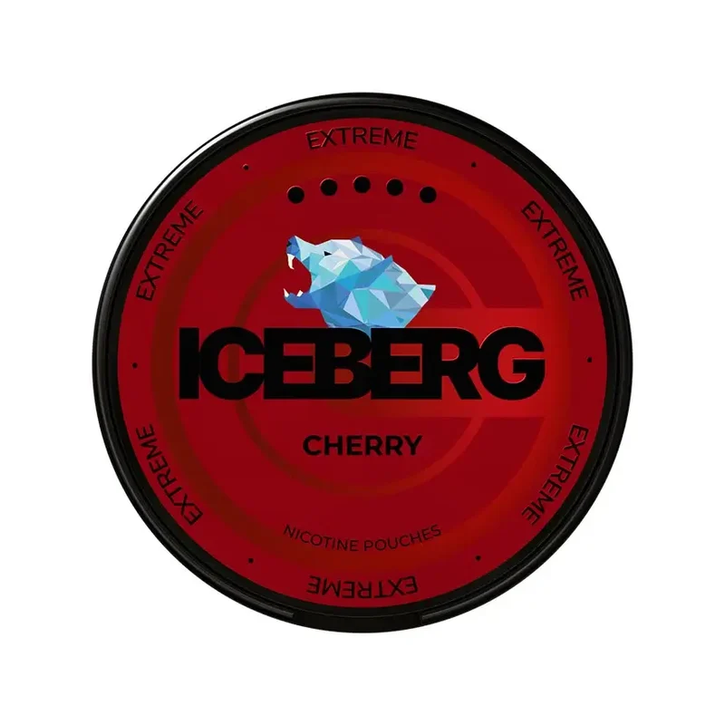 Iceberg Cherry 50 mg | Small Pouches Iceberg Cherry 50 mg nicotine pouch can from Small Pouches