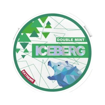 Iceberg Double Mint 50 mg nicotine pouch can from Small Pouches