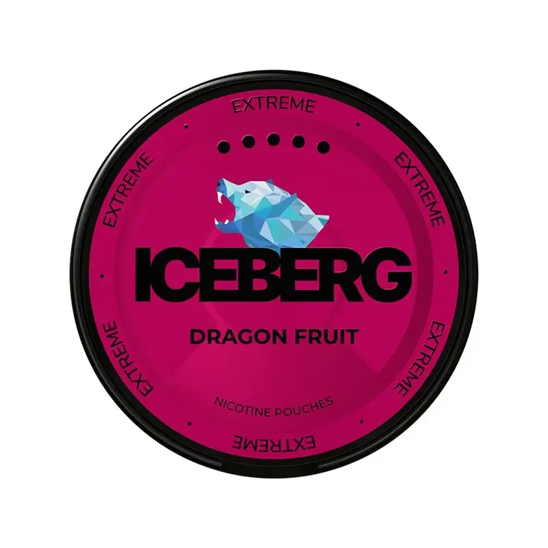 Iceberg Dragon Fruit 50 mg | Small Pouches Iceberg Dragon Fruit 50 mg nicotine pouch can from Small Pouches