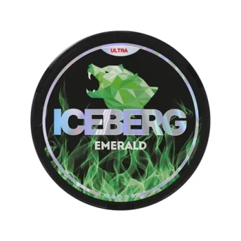 Iceberg Emerald 50 mg nicotine pouch can from Small Pouches