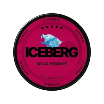 Iceberg Sour Berries 50 mg nicotine pouch can from Small Pouches