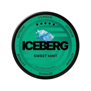 Iceberg Sweet Mint 50 mg nicotine pouch can from Small Pouches