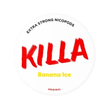 KILLA Banana Ice 13.2 mg nicotine pouch can from Small Pouches