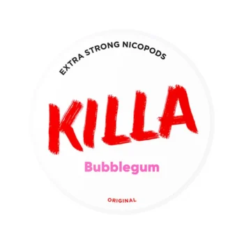 KILLA Bubble Gum 13.2 mg nicotine pouch can from Small Pouches