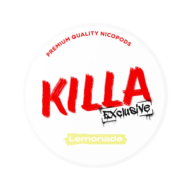 KILLA Lemonade 13.2 mg | Small Pouches KILLA Lemonade 13.2 mg nicotine pouch can from Small Pouches