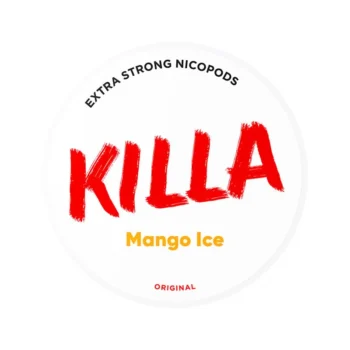 KILLA Mango Ice 13.2 mg nicotine pouch can from Small Pouches