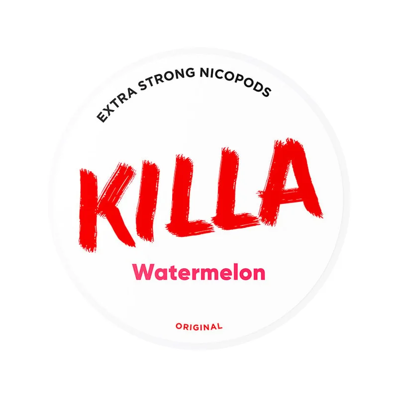 KILLA Watermelon 13.2 mg | Small Pouches KILLA Watermelon 13.2 mg nicotine pouch can from Small Pouches