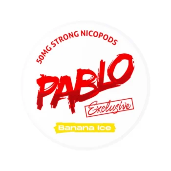 PABLO Banana Ice 30 mg nicotine pouch can from Small Pouches