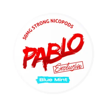 PABLO Blue Mint 30 mg nicotine pouch can from Small Pouches