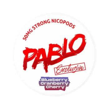 PABLO Blueberry Cranberry Cherry 30 mg nicotine pouch can from Small Pouches