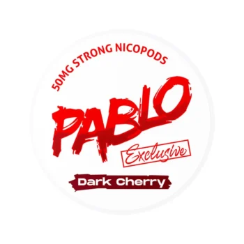 PABLO Dark Cherry 30 mg nicotine pouch can from Small Pouches