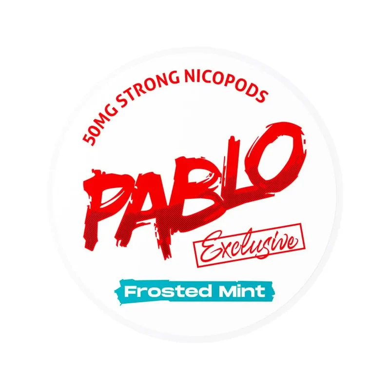 PABLO Frosted Mint 30 mg | Small Pouches PABLO Frosted Mint 30 mg nicotine pouch can from Small Pouches