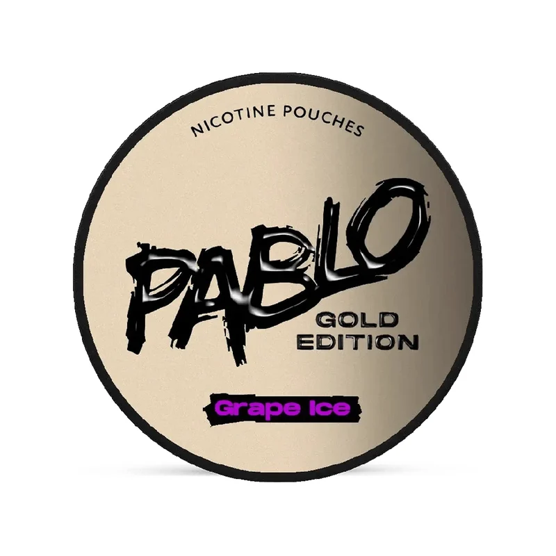 PABLO Gold Grape Ice 17 mg | Small Pouches PABLO Gold Grape Ice 17 mg nicotine pouch can from Small Pouches