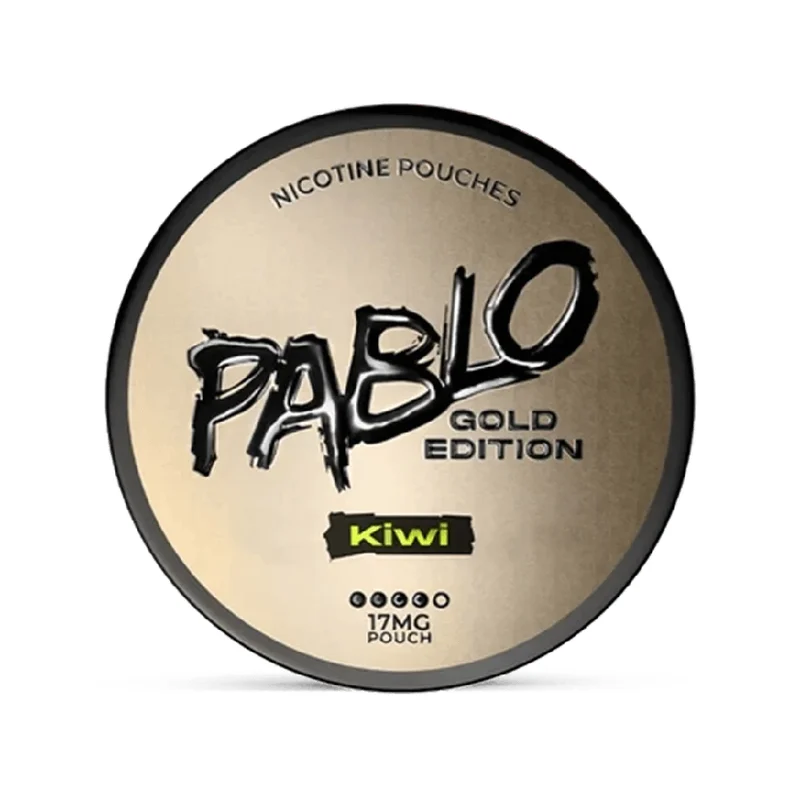 PABLO Gold Kiwi 17 mg | Small Pouches PABLO Gold Kiwi 17 mg nicotine pouch can from Small Pouches
