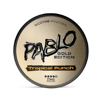 PABLO Gold Tropical Punch 17 mg nicotine pouch can from Small Pouches