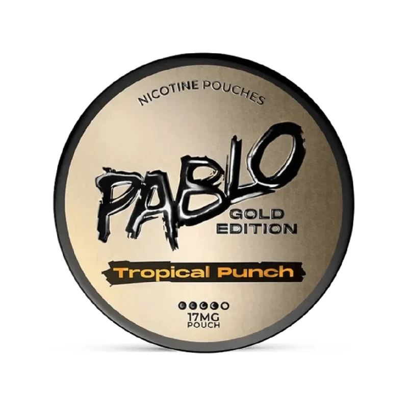 PABLO Gold Tropical Punch 17 mg | Small Pouches PABLO Gold Tropical Punch 17 mg nicotine pouch can from Small Pouches