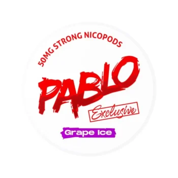 PABLO Grape Ice 30 mg nicotine pouch can from Small Pouches