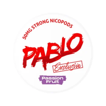 PABLO Passion Fruit 30 mg nicotine pouch can from Small Pouches