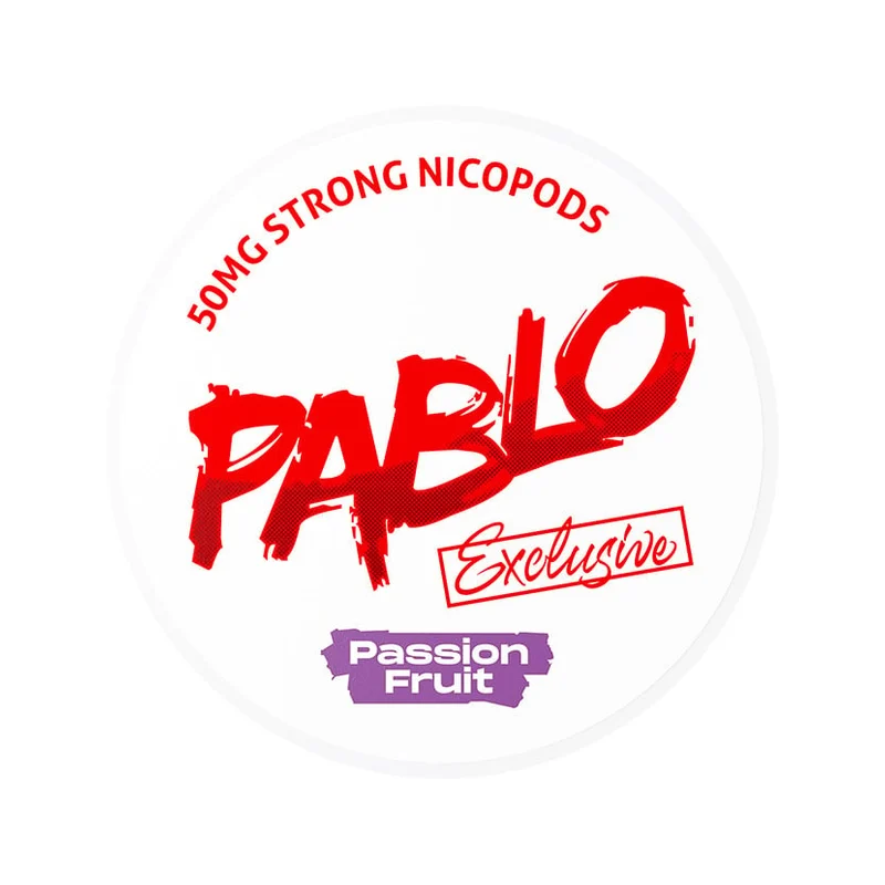 PABLO Passion Fruit 30 mg | Small Pouches PABLO Passion Fruit 30 mg nicotine pouch can from Small Pouches