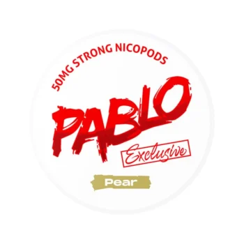 PABLO Pear 30 mg nicotine pouch can from Small Pouches