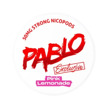 PABLO Pink Lemonade 30 mg nicotine pouch can from Small Pouches