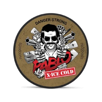 PABLO Red X-Ice Cold 24 mg nicotine pouch can from Small Pouches