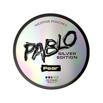 PABLO Silver Pear 4 Router 10.15 mg nicotine pouch can from Small Pouches