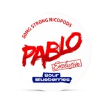 PABLO Sour Blue Berries 30 mg | Small Pouches