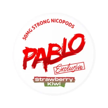 PABLO Strawberry Kiwi 30 mg nicotine pouch can from Small Pouches