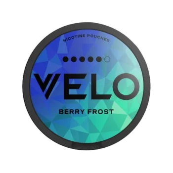 VELO Berry Frost 14 mg nicotine pouch can from Small Pouches
