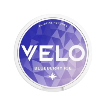 VELO Blueberry Ice 8 mg nicotine pouch can from Small Pouches