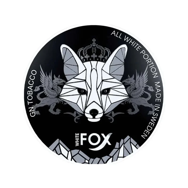 White Fox Black 16 mg | Small Pouches White Fox Black 16 mg nicotine pouch can from Small Pouches