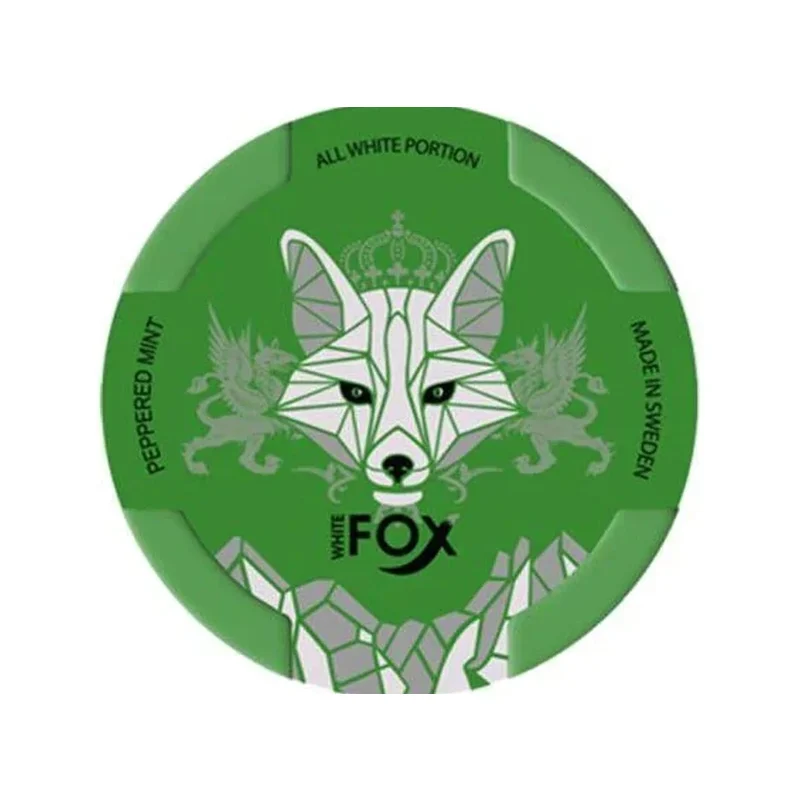 White Fox Peppermint 16 mg | Small Pouches White Fox Peppermint 16 mg nicotine pouch can from Small Pouches