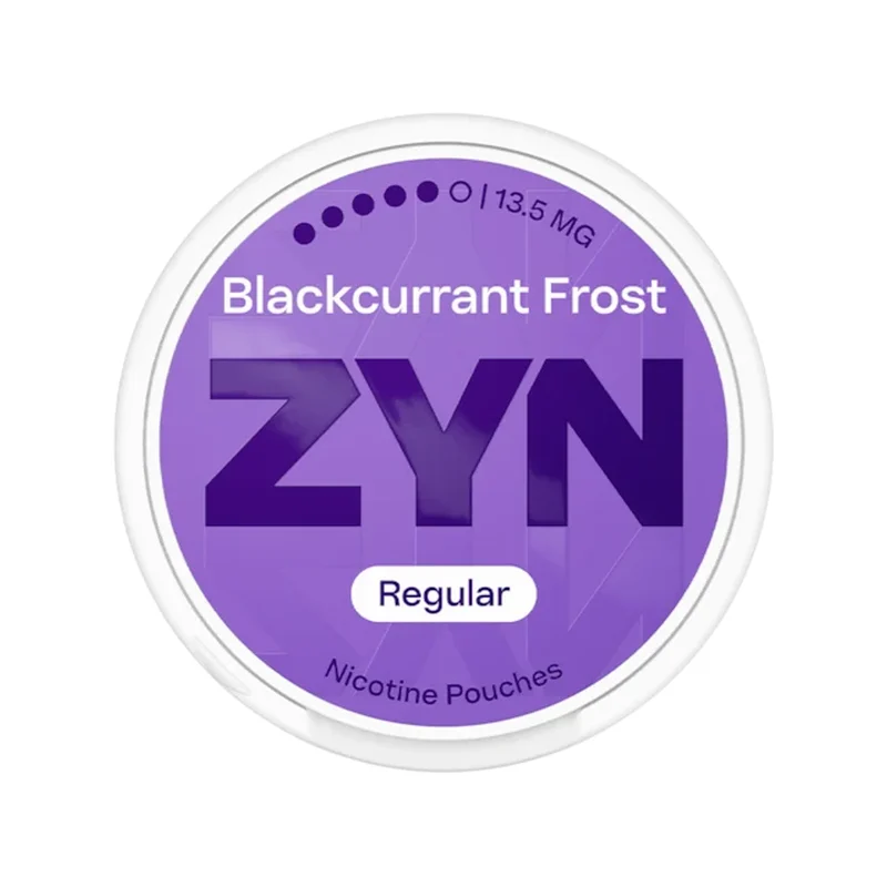 ZYN Blackcurrant Frost 13.5 mg | Small Pouches ZYN Blackcurrant Frost 13.5 mg nicotine pouch can from Small Pouches