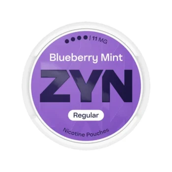 ZYN Blueberry Mint 11 mg nicotine pouch can from Small Pouches