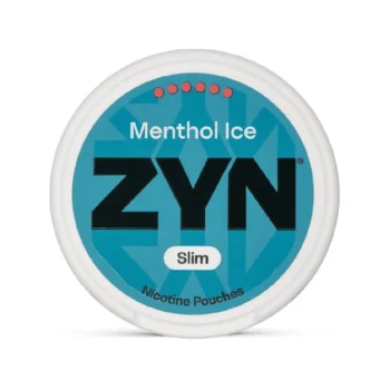 ZYN Menthol Ice Ultra Strong 16.5 mg nicotine pouch can from Small Pouches