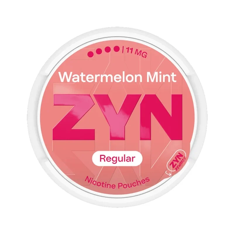 ZYN Watermelon Mint 11 mg | Small Pouches ZYN Watermelon Mint 11 mg nicotine pouch can from Small Pouches