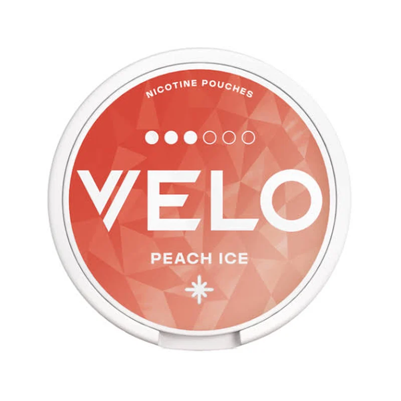 VELO Peach Ice 10 mg | Small Pouches VELO Peach Ice 10 mg nicotine pouch can from Small Pouches