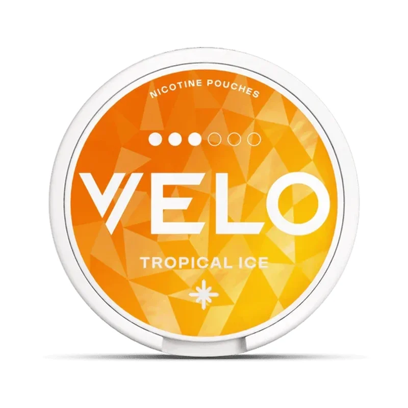 VELO Tropical Ice 10 mg | Small Pouches VELO Tropical Ice 10 mg nicotine pouch can from Small Pouches